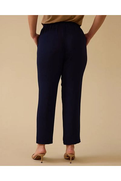 Gala-Xi Plus Size Lace-Up Loose Leg Pants