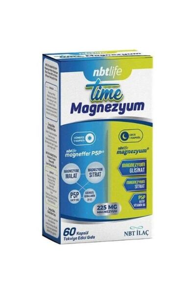 NBT Life إن بي تي لايف تايم ماغنيسيوم 60 كبسولة