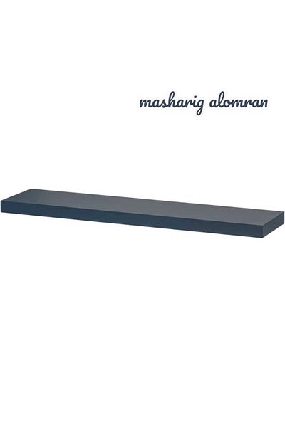 IKEA Wall shelf, black-blue, 110x26 cm