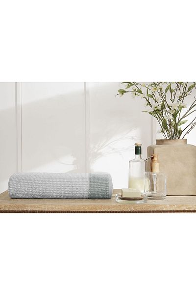 Özdilek Sadem Organic Plaid Bath Towel 90X150 cm