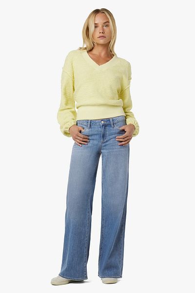 Joe's Jeans LOU LOU LOW RISE WIDE LEG JEANS - JOE'S JEANS - BLUE, 25