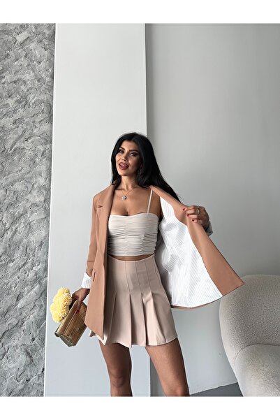 MYGİYİMİSTANBUL blézerkabát (csíkos bélés)