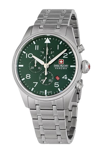 SWISS MILITARY HANOWA Mens Watch Swiss Military SMWGI0000404, Quartz, 43mm, 10ATM