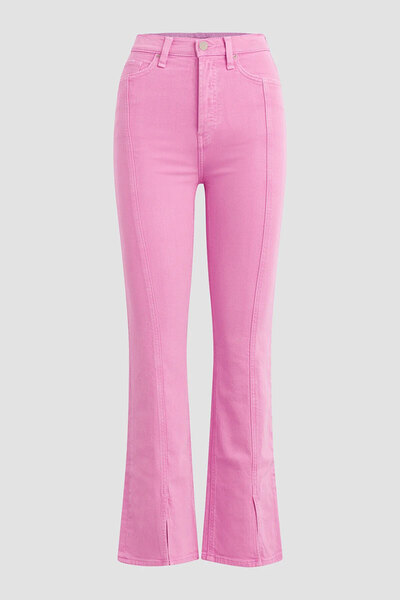 Hudson FAYE ULTRA HIGH-RISE BOOT CROP JEANS - - PINK, 28