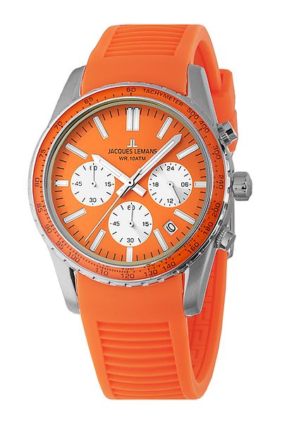 Jacques Lemans Ανδρικό Ρολόι Jacques Lemans 1-2059F, Quartz, 39mm, 10ATM