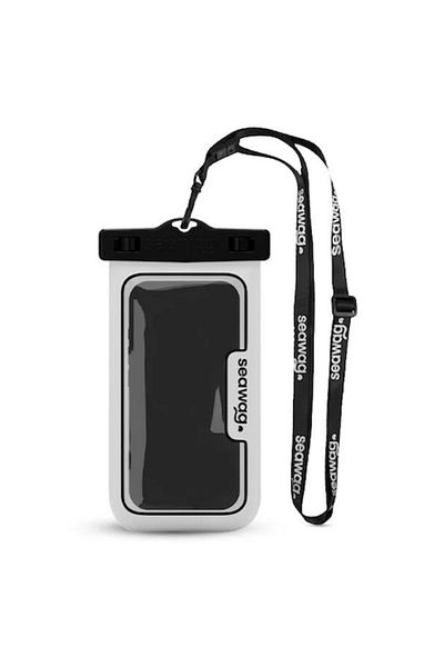 icover Universal Waterproof Phone Case Seawag Element with Lanyard, IPX8 Certified, Tested up to 25m, Fits
