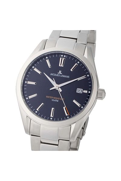 Jacques Lemans Ανδρικό Ρολόι 1-1859g, Quartz, 40mm, 10atm