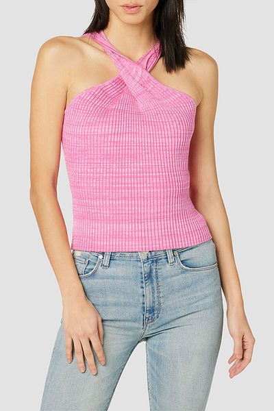 Hudson TWIST TANK TOP - HUDSON - PINK, M