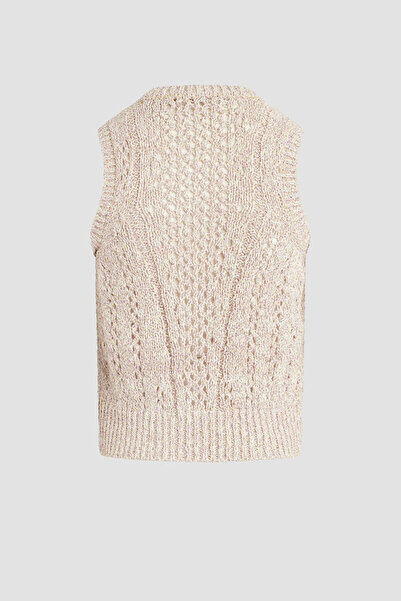 Hudson TOP CREW NECK V STITCH SWEATER - - LILA, L