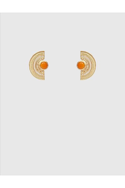 İLVİ Mezica Yellow Women's Earrings