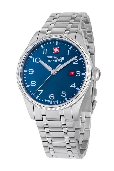 SWISS MILITARY HANOWA Mens Watch Swiss Military SMWGH0000802, Quartz, 43mm, 10ATM