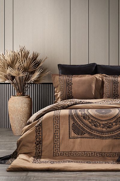 ZEBRA CASA Verona 7 Piece Double Silk Duvet Cover Set