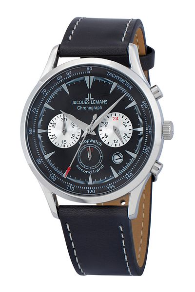 Jacques Lemans Mens Watch Jacques Lemans 1-2068A, Quartz, 41mm, 5ATM