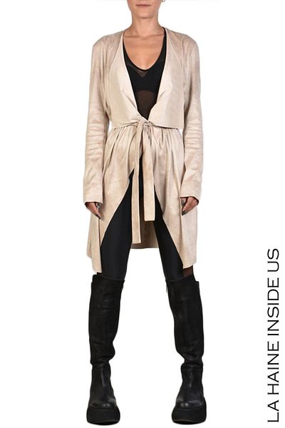 La Haine Inside Us CARDIGAN PORTI - LA HAINE INSIDE US - BEIGE, XS