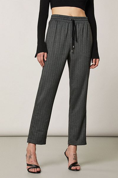 Patrizia Pepe ANKLE PANTS - PATRIZIA PEPE - DARK GREY, 44