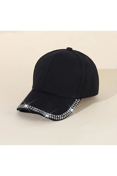 Silpus Stylish Designed Adjustable Sports Hat with Stones