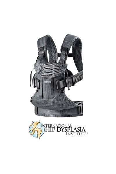 BabyBjörn BabyBjorn - One Anatomical Baby Carrier, 0-15 kg, birth-3 years, with multiple positions, Anthracite Mesh