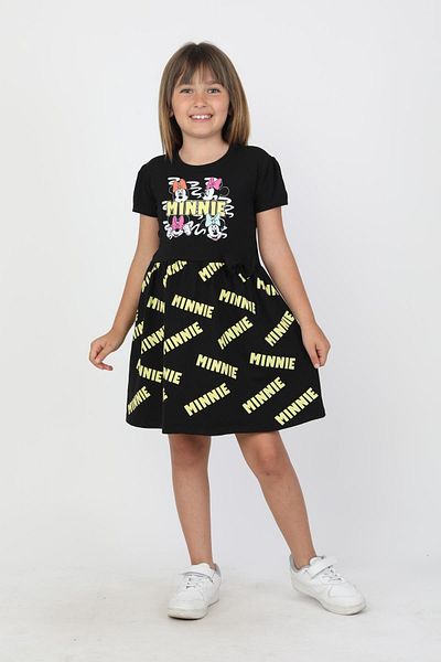 NEWKİDS Printed Girl's Dress