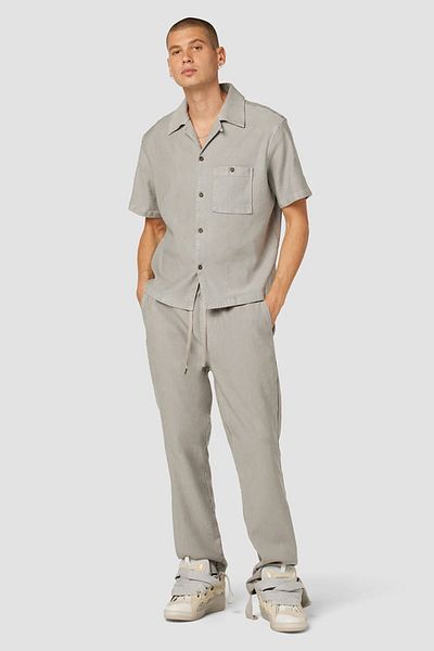 Hudson LINEN TROUSERS - HUDSON - GRAY, 31