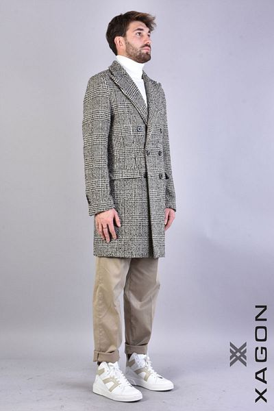 EXAGON COAT DOPPIO PETTO - XAGON - BEIGE, 46