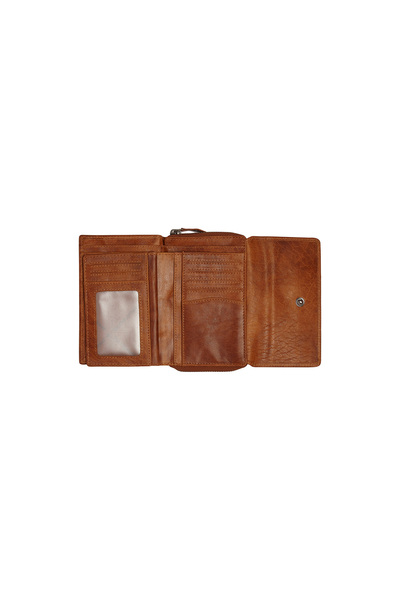 The Chesterfield Brand Portofel de dama, din piele naturala cu protectie RFID, The Chesterfield Brand, Rhodos