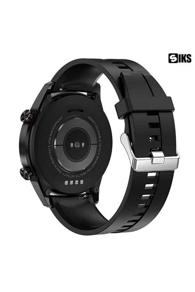SIKS Smartwatch, Smart, Full Touch, Fitness, Sports, Waterproof, Sleep Monitoring, L13, Black