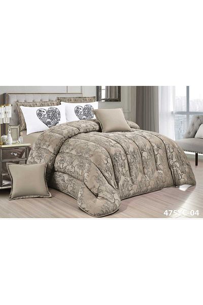 Moon Double bed sheet with a floral pattern, reversible design, to give you a refreshing summer with microfiber materials, size 230*250 cm