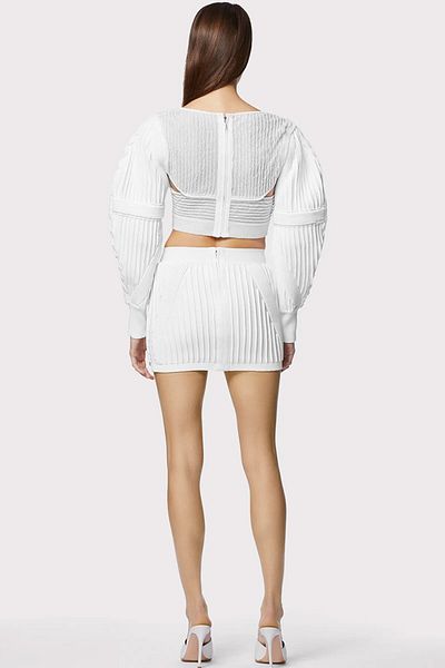 Herve Leger CALIBRU MIXT SUPERIOR - HERVE LEGER - ALB, S