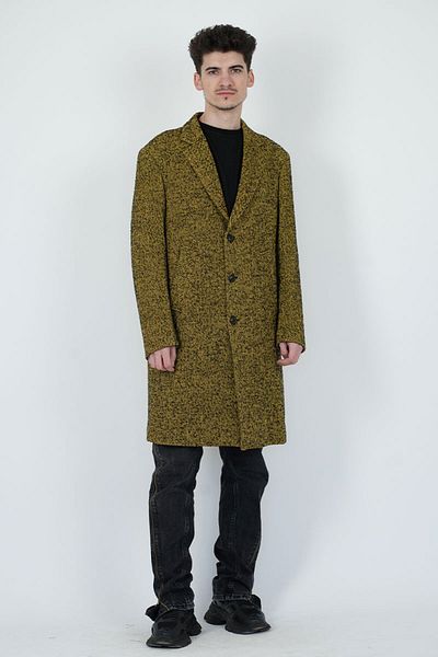 EXAGON REGULAR FIT LONG COAT - XAGON - YELLOW, 52