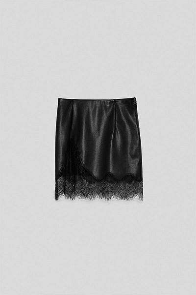 Patrizia Pepe FUSTA INSERT DANTELA - PATRIZIA PEPE - MOV, 42