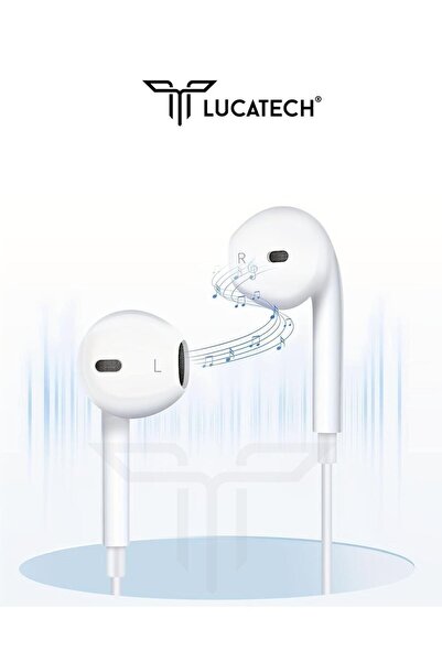 Lucatech Samsung Galaxy A33 / A34 / A35 / A53 / A54 / A55 uyumlu Type-C Kablolu Kulak İçi Kulaklık