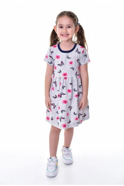 Burliva Summer Short Sleeve Girl's Printed Dress