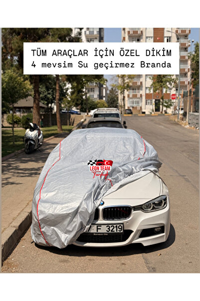 LeonTeamTurkey Bmw 3-4-5-6-7-8 Serisi Ve Tüm Sedan Araçlara Uyumlu Su Geçirmez Lüks Araç Brandası ( Bmw Çadır)