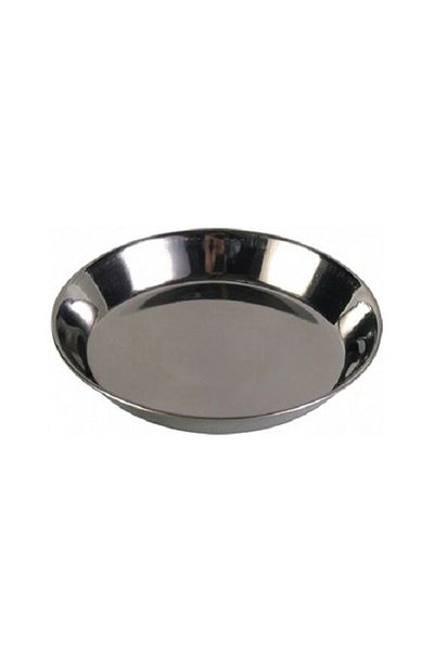 Trixie Basic Stainless Steel Plate Cat Bowl - 200 ml