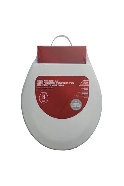 ACE Molded Wood Toilet Seat AntiMic (43.2 cm)