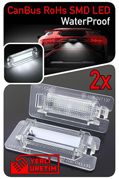 Led Edition Audi A6 C7 4G S6 2010-2018 Uyumlu Canbus Led Plaka Aydınlatma Led...