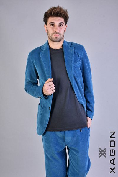 EXAGON JACHETĂ STRETCH REGULAR - XAGON - ALBASTRU, 46