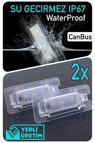 Led Edition Volkswagen VW Transporter Multivan T6 Canbus Led Plaka Aydınlatma...