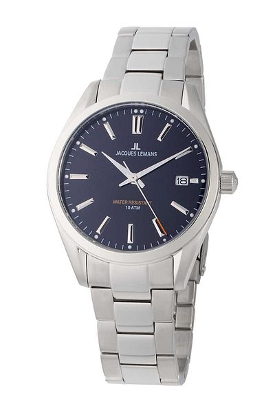 Jacques Lemans Ανδρικό Ρολόι 1-1859g, Quartz, 40mm, 10atm