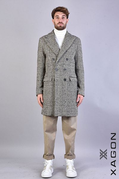 EXAGON COAT DOPPIO PETTO - XAGON - BEIGE, 46