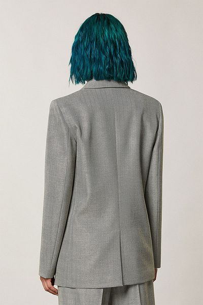 Patrizia Pepe Two-button Jacket - - Gray, 42