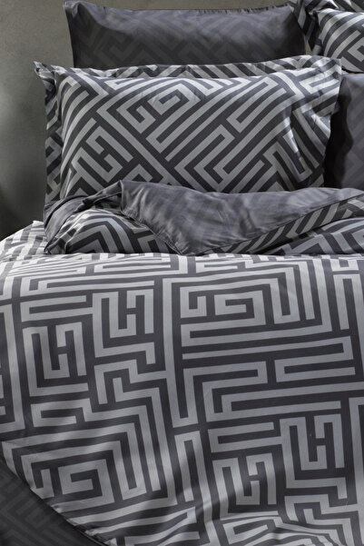 ZEBRACASA Volga 7 Piece Double Silk Bedding Set