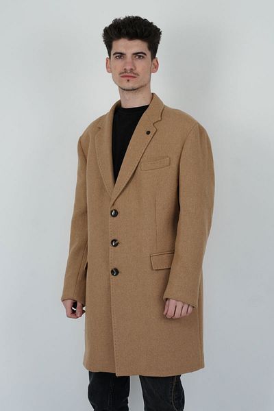 EXAGON REGULAR FIT COAT - XAGON - BEIGE, 56