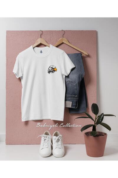bahriyeli.jpeg supradimensionat Bald Eagle cu design de logo cu vultur unisex...