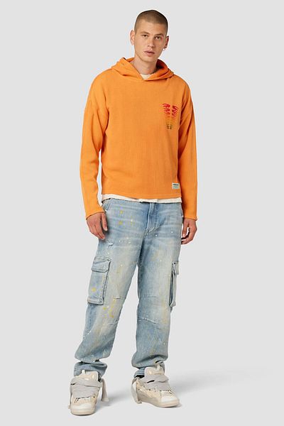Hudson THERMAL SWEATSHIRT - HUDSON - ORANGE, M