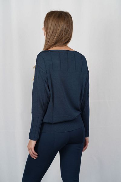 Patrizia Pepe PULOVER SUPRAIMIZAT - PATRIZIA PEPE - ALBASTRU, M