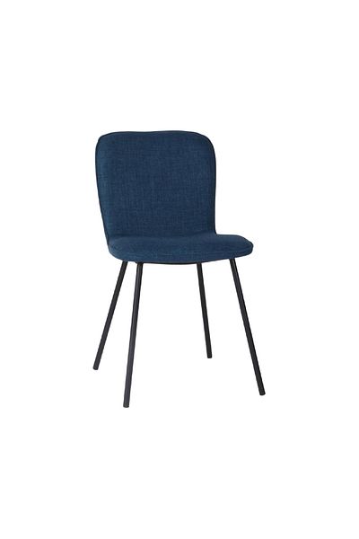 rexa Home Chair, Metal/Polyester, 44 x 52 x 77 cm