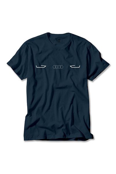 Z zepplin Μπλουζάκι Audi Headlight and Shutter Navy Blue