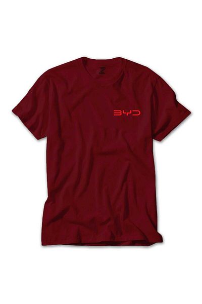 Z zepplin BYD Logo Text Κόκκινο μπλουζάκι