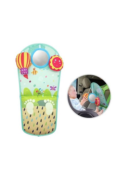 Smart Vibe Centru de activitati BabyDrive, Utilizare Dubla Scaun Auto/Patut, Oglinda, Simulator, Sunete si Culo